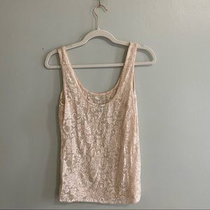 Aritzia Talula Lace Tank Camisole | Blush